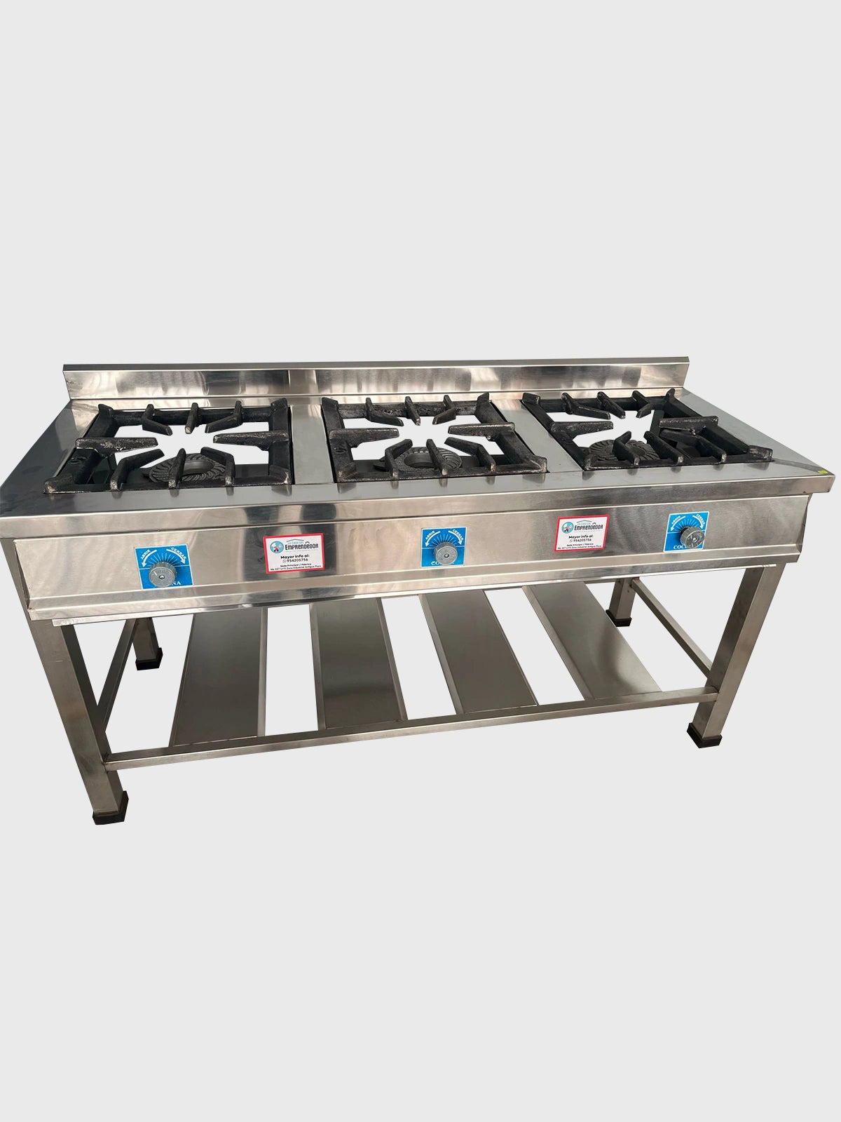 COCINA INDUSTRIAL 3 HORNILLAS