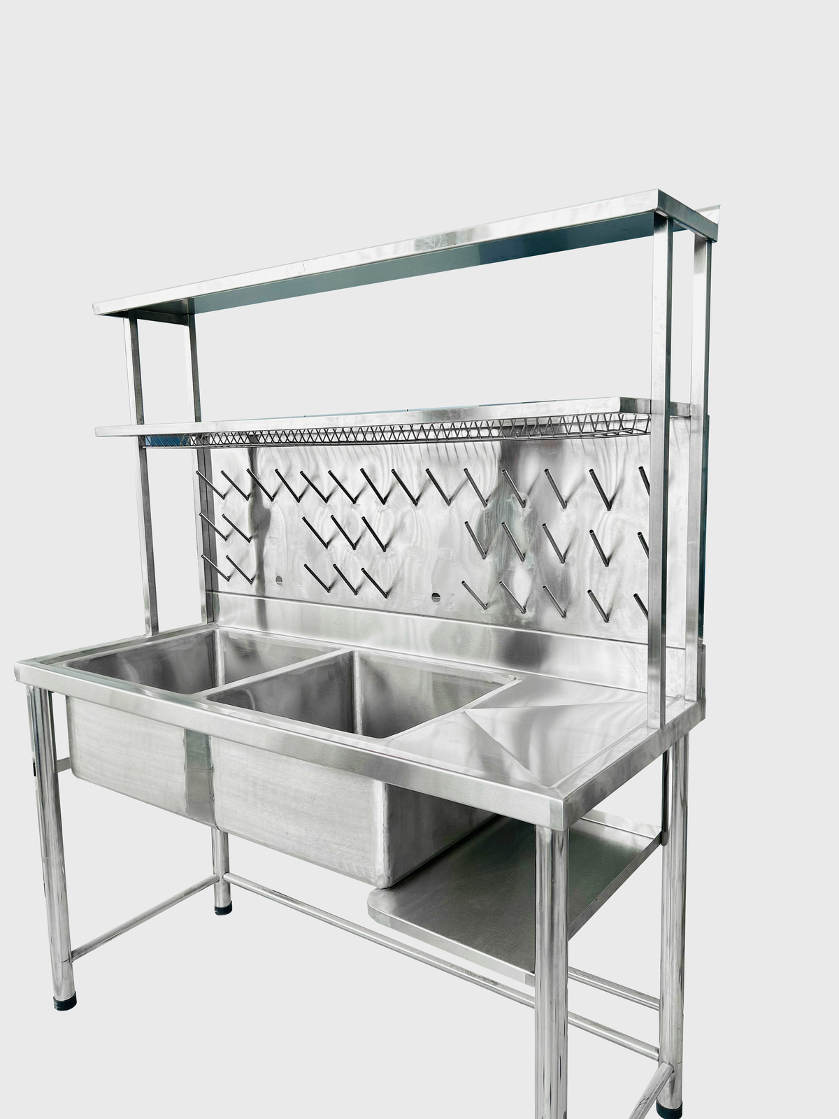 LAVADOR DE PLATOS 2 POZAS PORTA PLATOS Y VASOS